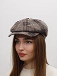 Кепка WIGENS арт. 101745 NEWSBOY CLASSIC CAP (коричневый)